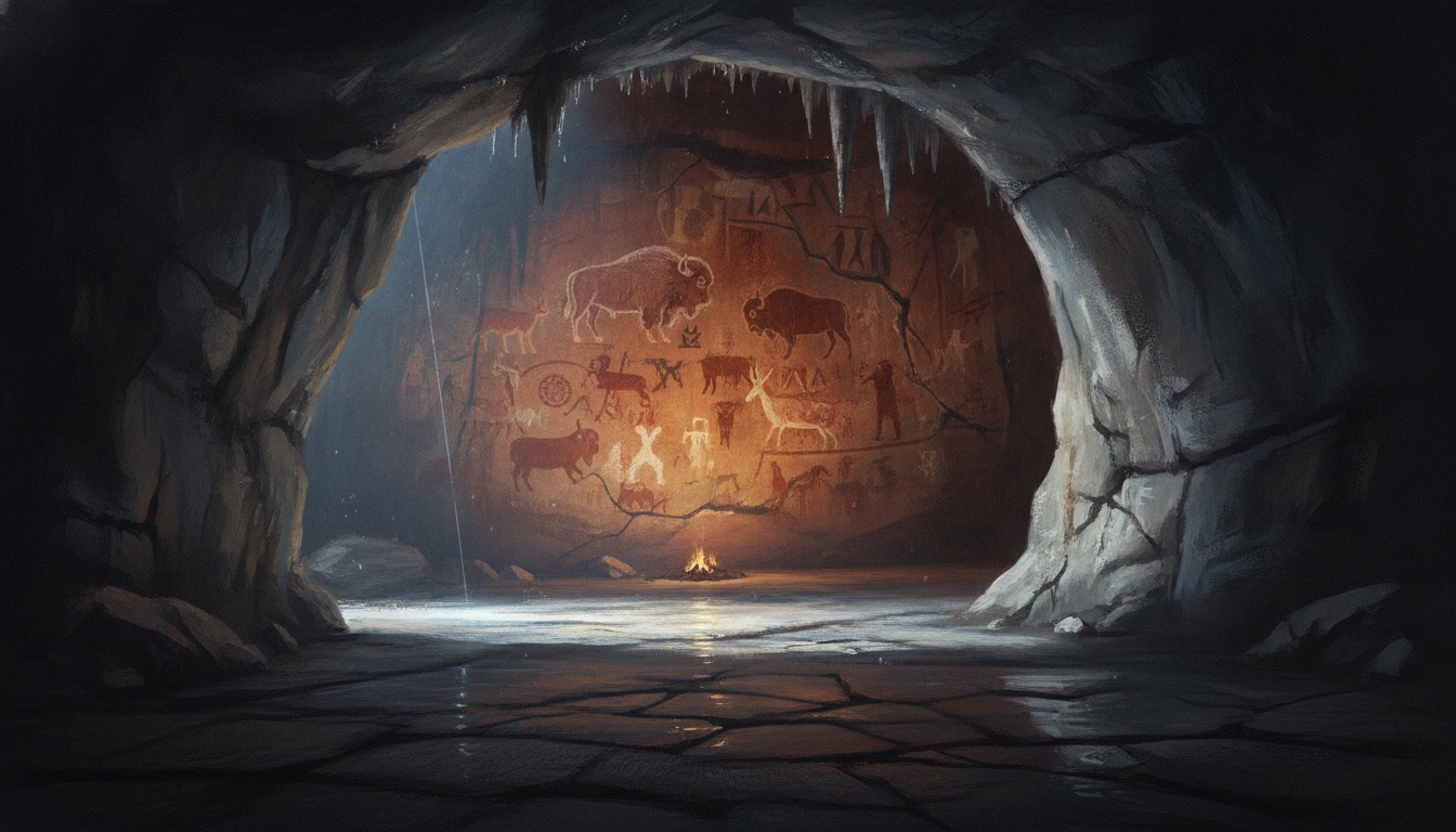 Entrada da caverna do Verbete 1 — Arte Rupestre